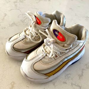 Nike Air Max 95 Silver Gold Toddler 8c
